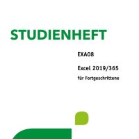 Cover - EXA08 - Excel Fortgeschritten - Note 1 - digital