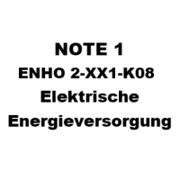 Cover - ENHO 2-XX1-K08. Elektrische Energieversorgung