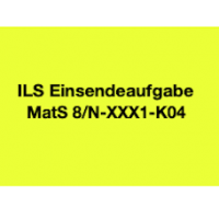 Cover - ILS Einsendeaufgabe Mats 8/N-XX1-K00  Note 1,0 mit Lösung