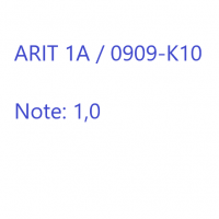 Cover - Arit 1A / 0909-K10 Note: 1,0