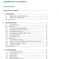 Cover - Logistikbereiche und -systeme LOGI05