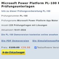 Cover - Prüfung PL-100 fragen deutsch Microsoft Power Platform App Maker
