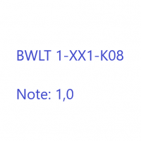 Cover - BWLT 1 / XX1-K08  Note: 1,0