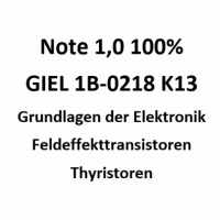 Cover - GIEL 1B-0218-K13 - Feldeffekttransistoren-Thyristoren. Grundlagen der Elektronik.