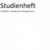 Cover - TOUR04N - Strategisches Management II