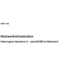 Cover - Heterogene Systeme 2 – openSUSE im Netzwerk - Einsendeaufgabe SERV19E / ILS