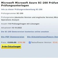 Cover - SC-200 Prüfungsfragen deutsch, SC-200 Prüfungsunterlagen