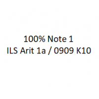 Cover - Note 1 (100%) ILS Arit 1a / 0909 K10