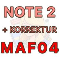 Cover - MAF04 - NOTE 2  (MIT BEWERTUNG) - Gebrochenrationale Funktionen SGD / ILS Einsendeaufgabe