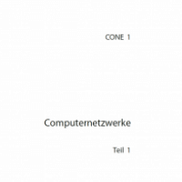 Cover - CONE 1