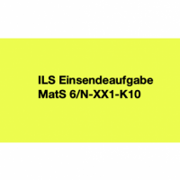 Cover - ILS Einsendeaufgabe Mats 6/N-XX1-K10 Note 2 inkl. Lösung