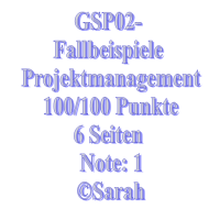 Cover - GSP02- Fallbeispiele Projektmanagement