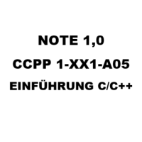 Cover - CCPP 1-XX1-A05  .  Einführung C/C++