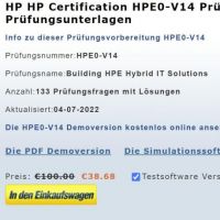 Cover - Prüfungsvorbereitung auf HP zertifikat HPE0-V14 Fragen und antworten