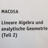 Cover - SGD Einsendeaufgabe MAC05A Mathematik Note 1,0