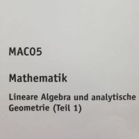 Cover - SGD Einsendeaufgabe MAC05 Mathematik Note 1,2