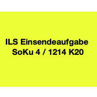 Cover - ILS Einsendeaufgabe SoKu 4 / 1214 K20 - Note 2,7 + Beurteilung