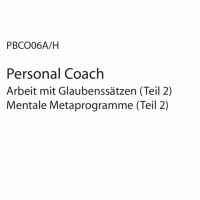 Cover - PBCO06A/H Personal Coach Arbeit mit Glaubenssätzen