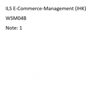 Cover - E-Commerce-Management WSM04B ohne Korrektur NOTE 1 02.2020