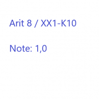Cover - Arit 8 / XX1-K10  Note: 1,0