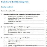 Cover - Logistik und Qualitätsmanagement LOGI08