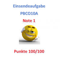 Cover - PBCO10A Einsendeaufgabe ils sgd NOTE 1,0