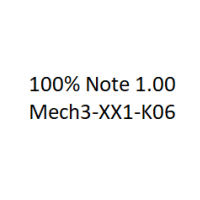 Cover - 100% Note 1,00  ILS Mech3-XX1-K06