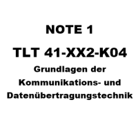 Cover - TLT 41-XX2-K04 -  Grundlagen der Kommunikations- und Datenübertragungstechnik