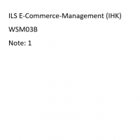 Cover - E-Commerce-Management WSM03B ohne Korrektur NOTE 1 02.2020