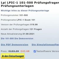 Cover - 101-500 Prüfungsfragen deutsch LPIC-1 Exam 101