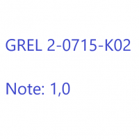 Cover - GrEl 2 / 0715-K02 Note: 1,0