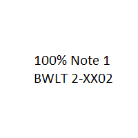 Cover - 100% Note 1,00  ILS BWLT 2-XX02