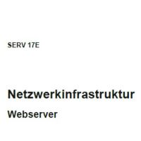 Cover - Webserver - Einsendeaufgabe SERV17E / ILS