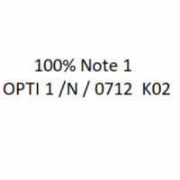 Cover - 100% Note 1,00  ILS OPTI 1 /N / 0712  K02