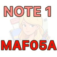 Cover - MAF05A - NOTE 1  (MIT BEWERTUNG) - Differentialrechnung (Teil 1)