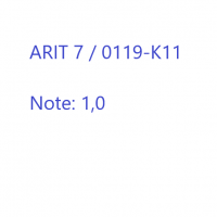 Cover - Arit 7 / 0119-K11   Note: 1,0
