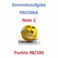 Cover - PBCO06A Einsendeaufgabe ils sgd  NOTE 1,0