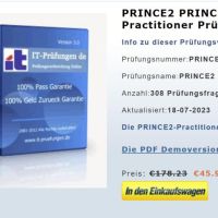 Cover - PRINCE2-Practitioner Prüfungsfragen deutsch