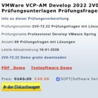Cover - Prüfungsvorbereitung auf 2V0-72.22 Prüfungsfragen deutsch