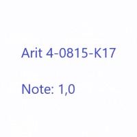 Cover - Arit 4 / 0815-K17 Note: 1,0