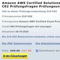 Cover - ITPrüfungen CLF-C02 Prüfungsfragen deutsch