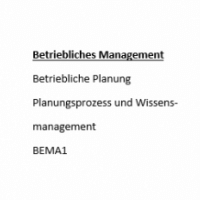 Cover - BEMA1 Management ILS Wirtschaftsfachwirt 100 Punkte Note 1