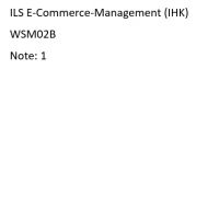 Cover - E-Commerce-Management WSM02B ohne Korrektur NOTE 1 01.2020