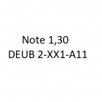 Cover - Note 1,30  ILS DEUB 2-XX1-A11