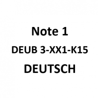 Cover - DEUB 3-XX1-K15. DEUTSCH