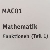 Cover - SGD Einsendeaufgabe MAC01 Mathematik Note 1,0