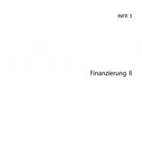 Cover - ILS Einsendeaufgabe Finanzierung II - INFR 3-XX02 - 95/100 Punkte