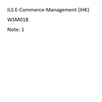 Cover - E-Commerce-Management WSM01B ohne Korrektur NOTE 1 01.2020