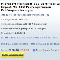 Cover - Prüfung MS-102 deutsch Microsoft 365 Administrator