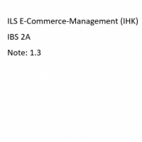 Cover - E-Commerce-Management IBS 2A ohne Korrektur NOTE 1,3 01.2020